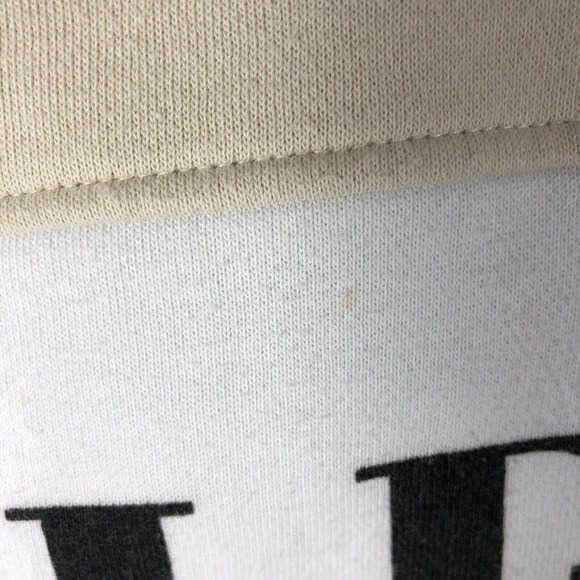 LEVIS HOODIE MENS SMALL BEIGE/TAN/WHITE HOODED SWEATSHIRT PULLOVER - Picture 6 of 15